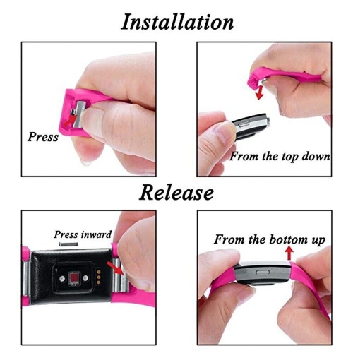 Fitbit Charge 2 Bands, Silicone Bracelet Strap Replacement Band for Fitbit Charge 2