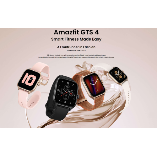 Amazfit GTS 4, 150+ Sports Modes & Strength Exercise Recognition