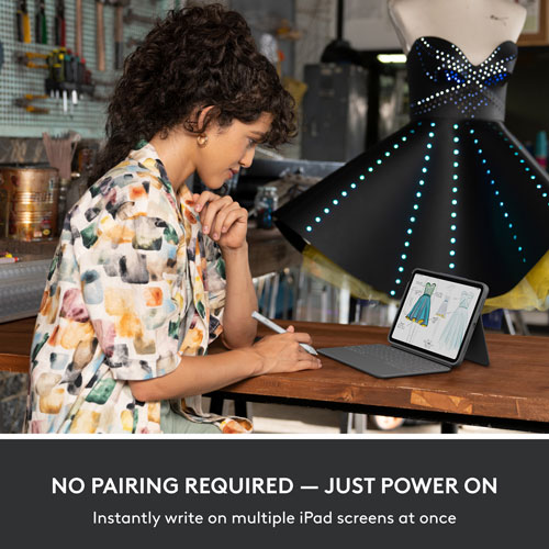 Logitech Crayon USB-C Digital Pencil for iPad (2018 & Later) - Silver