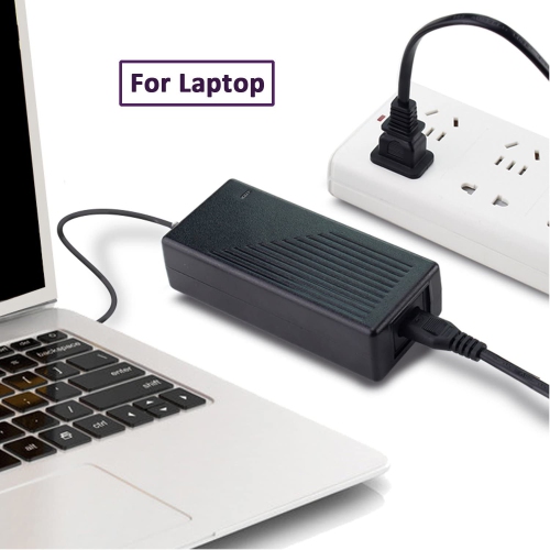 2-Slot UL Certified Power Cord 2 Prong AC Wall Cable for LED LCD TV Samsung LG Sharp Canon Pixma Hp Brother Lexmark