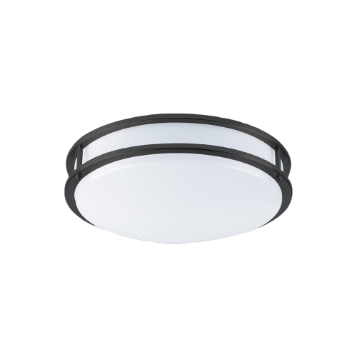 XTRICITY  - Ceiling Light With Integrated Leds, 12" Diameter, From The Milano Collection In Black