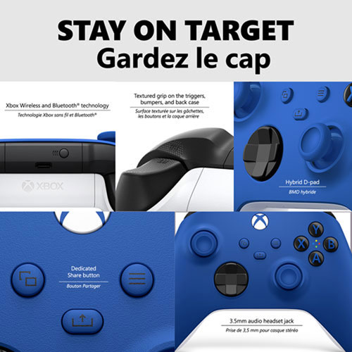 Xbox Wireless Controller for Xbox Series X|S / Xbox One / Windows - Shock Blue