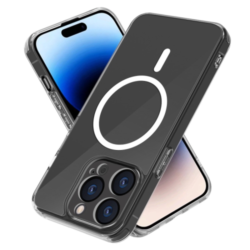 TopSave Hybrid Magnetic Case Compatible with MagSafe, Protective, Scratch-Resistant Back, Classic Series, Clear For iPhone 14 Pro 6.1"