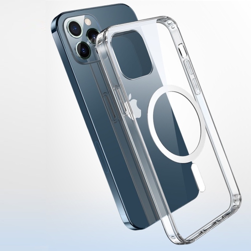 TopSave Hybrid Magnetic Case Compatible with MagSafe, Protective, Scratch-Resistant Back, Classic Series, Clear For iPhone 14 Pro 6.1"