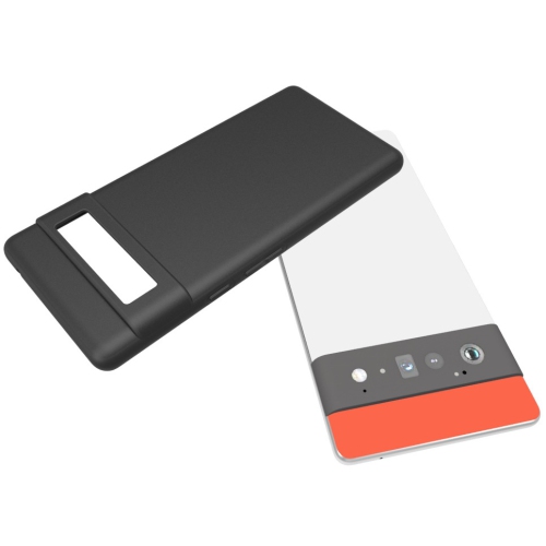 Coques en TPU TopSave Slim, Matte Black Thin Soft Rubber Gel Back pour Google Pixel 7 Pro 6.7"