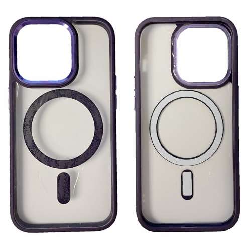 Coque magnétique TopSave, compatible avec MagSafe, antichoc sur tout le corps, cadre d'objectif en métal, coque de protection fine anti-rayures pour