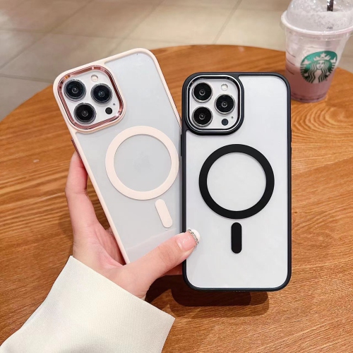 TopSave Magnetic Case, Compatible with MagSafe, Full Body Shockproof, Metal Lens Frame, Anti-Scratch Slim Protective Case For iPhone 14 Pro 6.1",