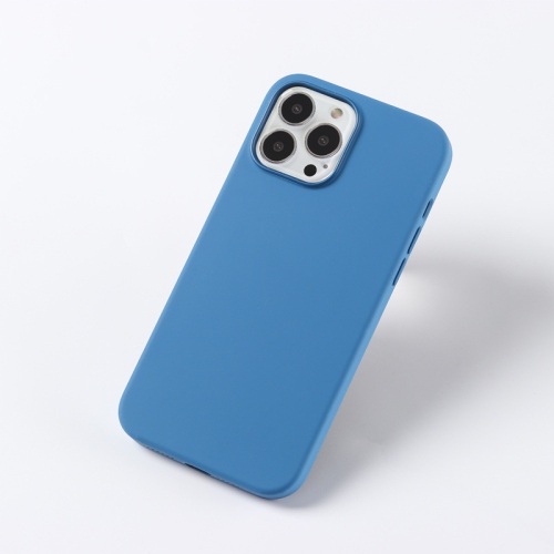 CC  Topsave Magnetic Case Compatible With Mag-Safe, Liquid Silicone Rubber Bumper Case With Soft Microfiber Case for Iphone 14 Pro 6.1" In Blue