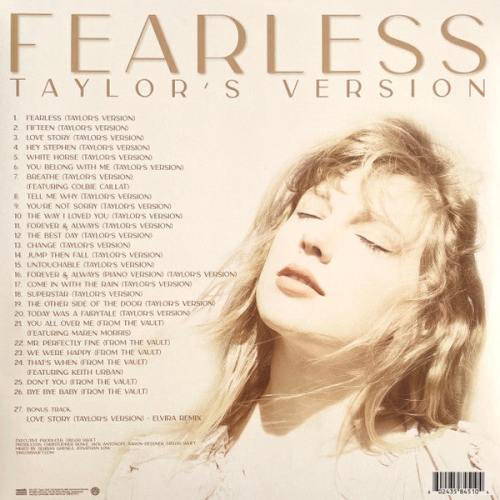 Taylor Swift - Fearless 3LP Gold Vinyl [Audio Vinyl]