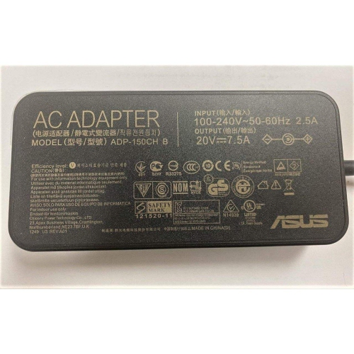Asus ADP-150CH Genuine Laptop AC Adapter Charger - 20V 7.5A 150W with Power Cord