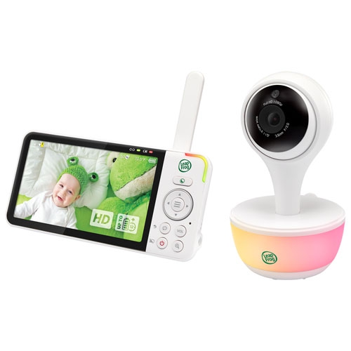 Remis à neuf - LeapFrog 5" Video Wi-Fi Baby Monitor avec vision nocturne, zoom et audio bidirectionnel (LF815HD)