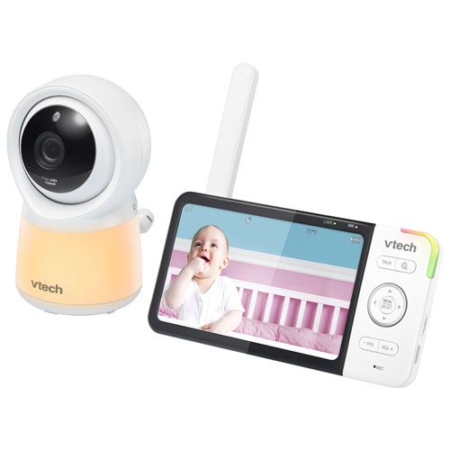 Refurbished - VTech 5" Video Baby Monitor with Night Light, Night Vison & Two-Way Audio (RM5754HD)