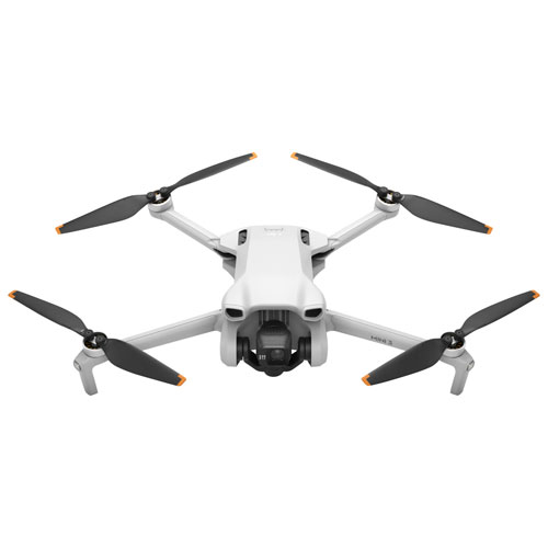 DJI Mini 3 Quadcopter Drone with Remote Control - Grey