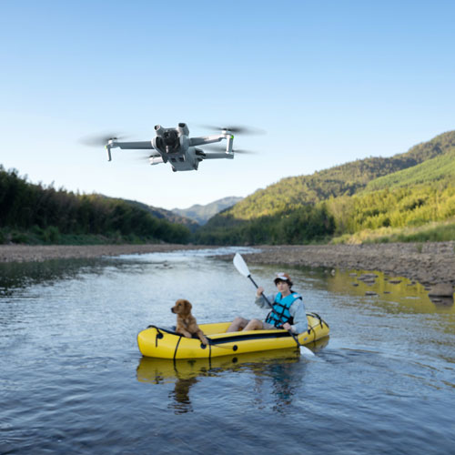 DJI Mini 3 Quadcopter Drone with Remote Control - Grey