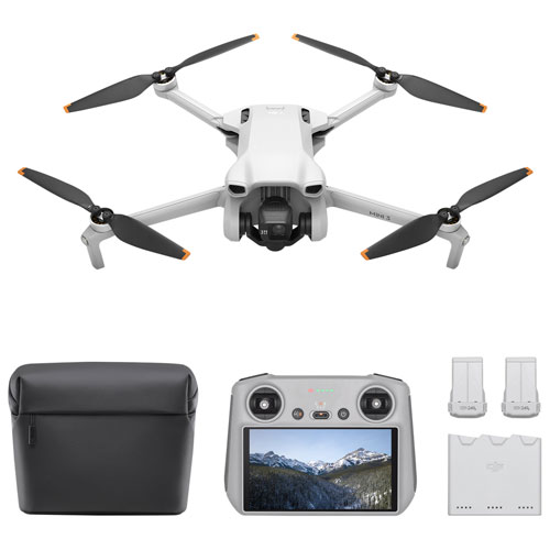 Ensemble Fly More avec drone quadricoptère Mini 3 de DJI et manette intelligente