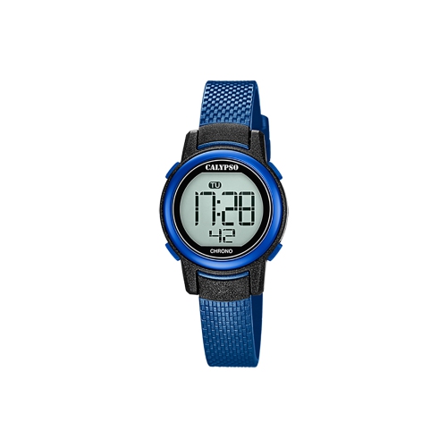 K5736 - 29mm Womens Digital Sports Watch, Silicone Strap, Chronograph, Backlight, Day And Date Calendar