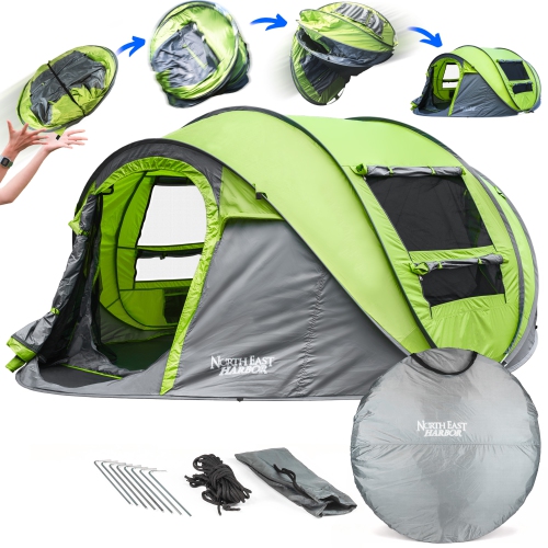 Installation facile automatique de tente de camping avec sac de