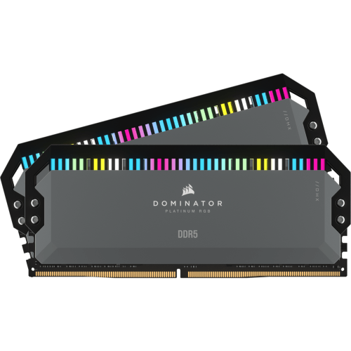 Corsair Dominator Platinum RGB 32GB DDR5 5200MHz CL40 Gray Computer Memory (CMT32GX5M2B5200Z40)