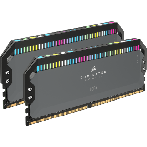 Corsair Dominator Platinum RGB 32GB DDR5 5200MHz CL40 Gray Computer Memory (CMT32GX5M2B5200Z40)