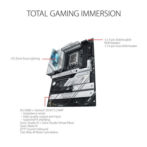 ASUS ROG Strix Z790-A Gaming Wi-Fi ATX Motherboard – Intel Z790, DDR4 Support