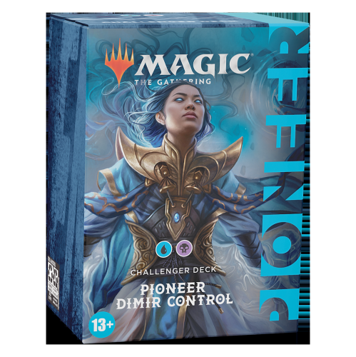 Extension Wizards of the Coast Magic: The Gathering: 2022 Pioneer Challenger Deck – Dir Control – Paquet de 60 cartes Pioneer + carte latérale pour 1