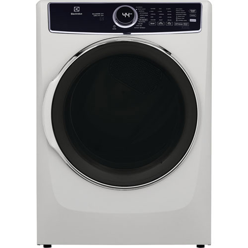 Open Box - Electrolux 8.0 Cu. Ft. Electric Steam Dryer (ELFE763CAW) - White - Scratch & Dent