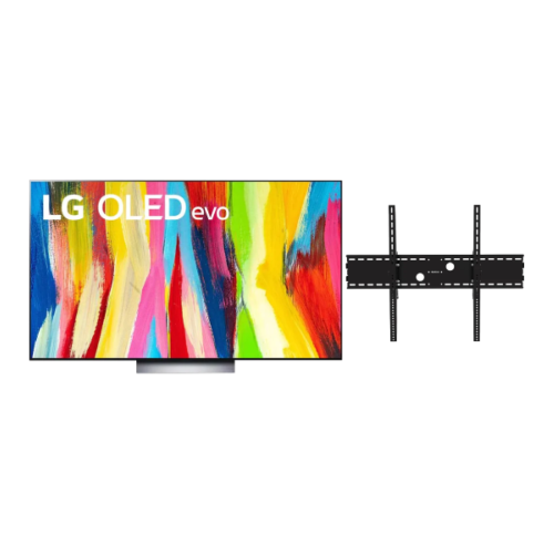 LG OLED Evo C2 Series 65” Alexa Built-in 4k Smart TV + Wall Mount