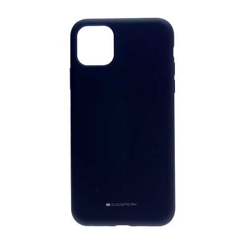 GOOSPERY  Topsave Liquid Silicone Gel Rubber Full Body Protection Cover Case for Iphone 14 Pro Max (6.7") In Navy Blue