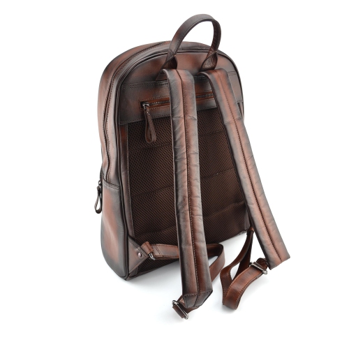 Designer Leather Backpack // Cognac