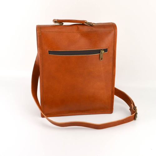 Leather Crossbody bag // Goat Leather in Tan