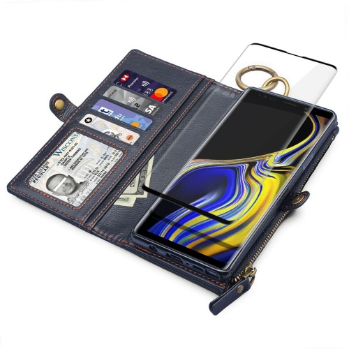 YELLOW-PRICE  Vintage Leather Wallet Case & 2.5D HD Tempered Glass for Galaxy S10 S10+ S10E