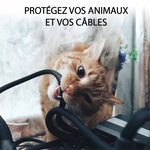 GlobalTone - Ensemble de Cache-fil Mural, Longeur de 150 Pouces, Peinturable, Blanc Mat