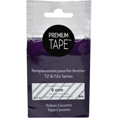 Premium Tape Label Tape - Alternative for Brother TZe-121