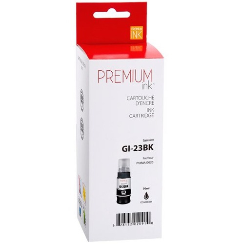 PREMIUM INK  Ink Cartridge - Alternative for Canon Gi-23Bk - In Black