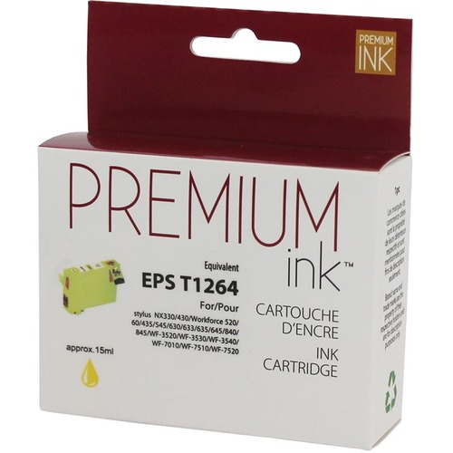 Premium Ink Ink Cartridge - Alternative for Epson T126420 - Yellow