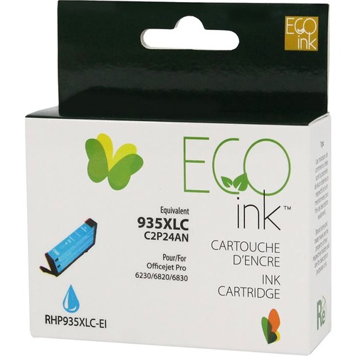 ECO INK  Ink Cartridge - Remanufactured for Hewlett Packard C2P24An / 935Xl - In Cyan