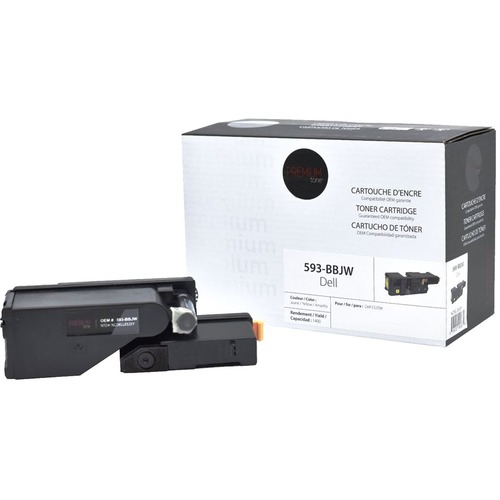PREMIUM TONE  Toner Cartridge - Alternative for Dell 593-Bbjw / Mwr7R - In Yellow