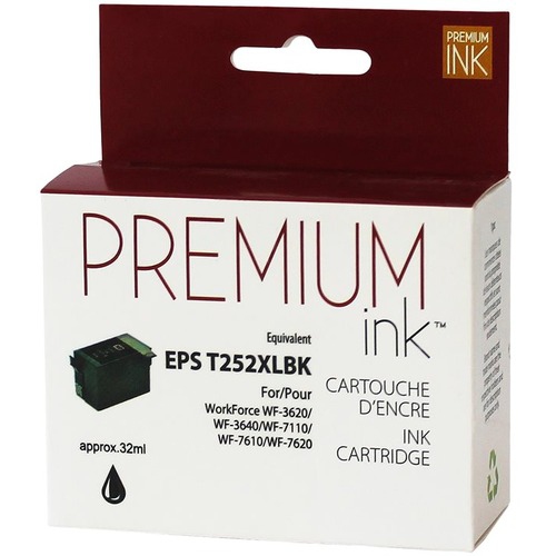 Premium Ink Ink Cartridge - Alternative for Epson T252XL120 - Black