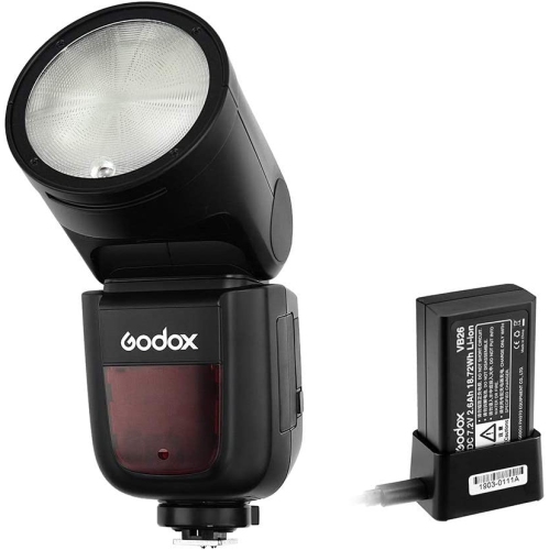 Open Box - Godox V1-N Flash for Nikon, 76Ws 2.4G TTL Round Head Flash Speedlight