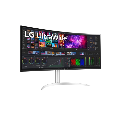 LG 40" UltraWide Curved 5K2K Nano IPS HDR10, DCI-P3 98% Thurderbolt, 5K Daisy Chain, Auto Brightness, HW Calibration Monitor (40WP95C-W)