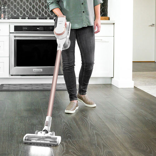 Aspirateur-balai sans sac et sans fil PWRHERO 10S de Tineco - Rose doré
