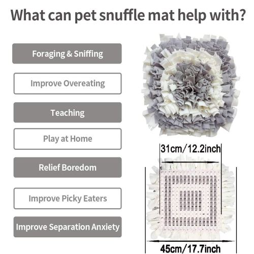 Pet Snuffle Mat for Dogs, Dog Feeding Mat,Training Mats for Foraging Instinct Interactive Puzzle Toys