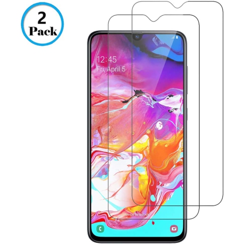 SUPERSHIELD  -2 Pack Screen Protector for Samsung Galaxy A20S Tempered Glass [HD Full Coverage] [Easy Installation] Scratch Resistant 9H Hardness