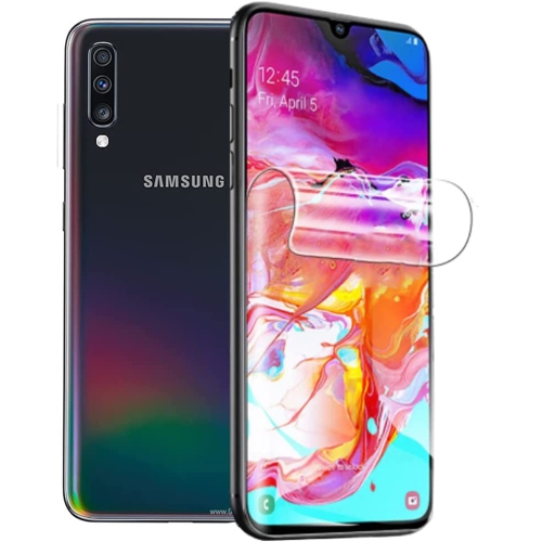 Image 1 de 8.. SupeRShield – Ensemble de 2 protecteurs d’écran Hydrogel pour Samsung Galaxy A70, pellicule protectrice douce en TPUR, antireflet HD