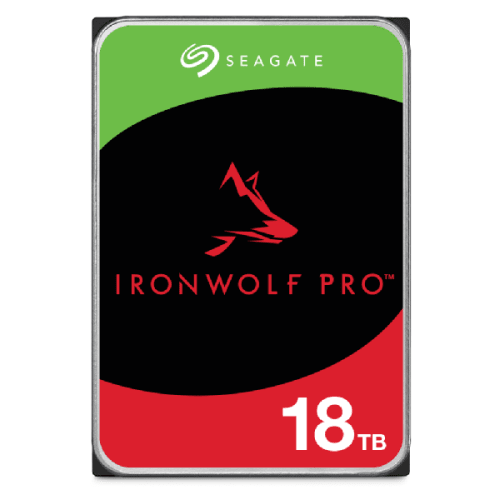 Seagate IronWolf Pro 18TB HDD 3.5'' CMR SATA 7200RPM Black Internal Hard Drive
