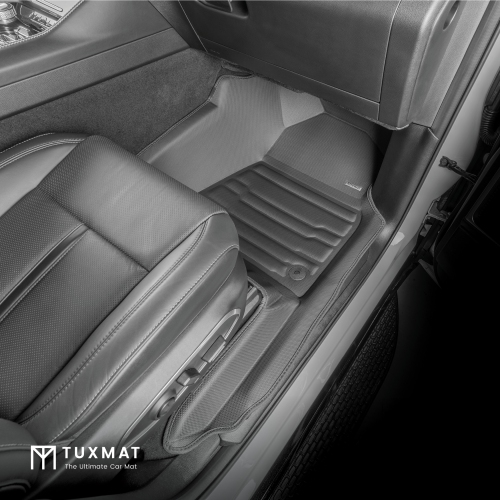 TuxMat - for Jeep Wagoneer 8-Seater 2022-2026 Models - Custom Car Mats - Maximum Coverage, All Weather, Laser Measured - This Full Set Includes 1st,