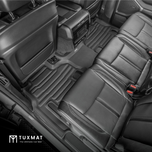 TuxMat - for Jeep Wagoneer 8-Seater 2022-2026 Models - Custom Car Mats - Maximum Coverage, All Weather, Laser Measured - This Full Set Includes 1st,