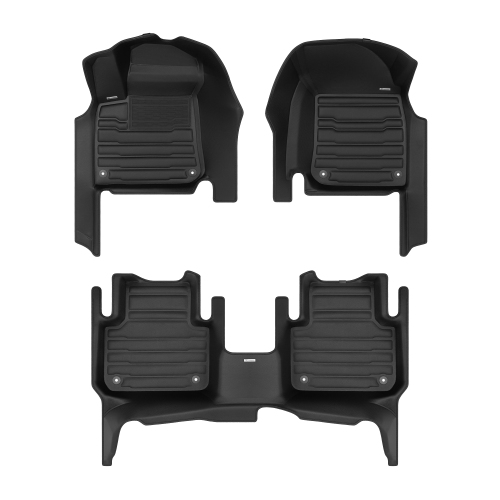 TuxMat - for Porsche Cayenne E-Hybrid 2019-2026 Models - Custom Car Mats - Maximum Coverage, All Weather, Laser Measured - This Full Set Includes 1st