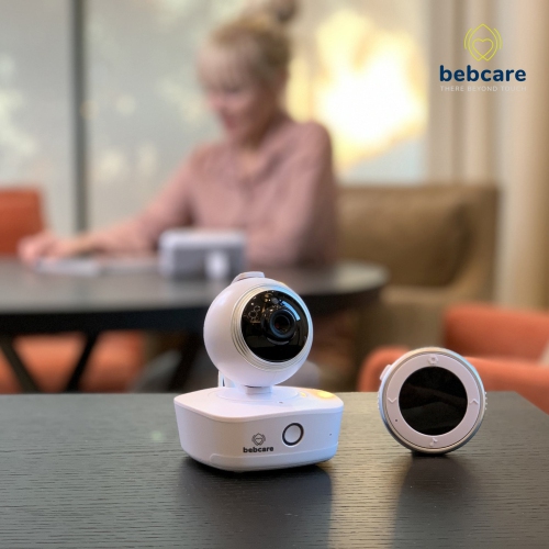 Bebcare iQ - Smart HD Baby Monitor&nbsp;: vidéo Full HD 1080p, panoramique et inclinaison, capteur de température, alerte de mouvement et de son,