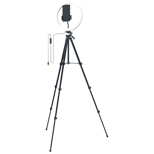 Anneau lumineux DEL USB de 12 po de Razer pour diffusion en continu sur PC et appareil mobile - Noir - Anglais